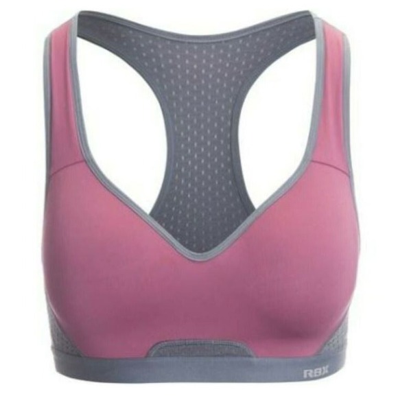 RBX Bra Pink Color Women's Size Large, MOISTURE WICKING, maximum support‎ NWT - Picture 1 of 3